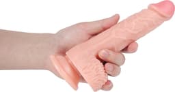 Banoch | Dildo | zacht met zuignap | 20 cm | Realistisch Geaderd | Stevig & Buigzaam | Voor Anaal en Vaginaal Gebruik — thumbnail 3
