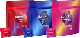 Durex - 120 condooms - Feeling Extra - Classic Jeans - Pleasure me - Voordeelverpakking — thumbnail 1