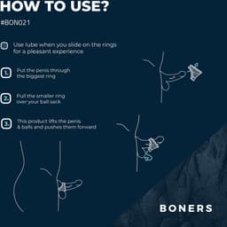 Boners Liquid Silicone 2 in 1 Ballstretcher — thumbnail 2