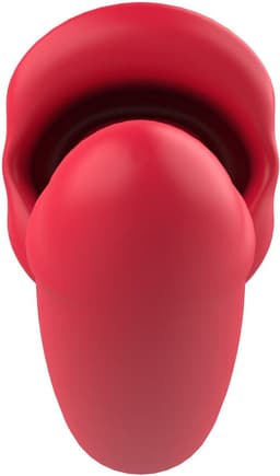 Teazers - Dildo met Clitoris Stimulator - Vibrators voor Vrouwen - Sex Toys voor Vrouwen - Dildo’s - Tong Vibrator - Dubbele Stimulatie - Rood — thumbnail 8