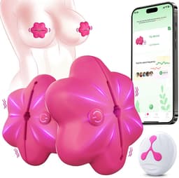 Oneay Tepelspeeltjes, tepelvibrators, seksspeeltjes voor vrouwen, BDSM-speeltjes, vibrerende tepelklemmen, seksspeeltjes voor volwassenen met app-afstandsbediening, seksspeeltjes voor stellen, seksproducten — thumbnail 1