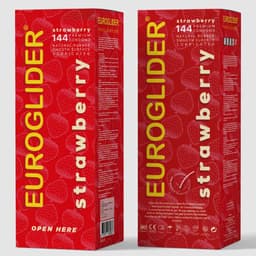 Euroglider Strawberry - Condooms met Aardbeien Smaak - 144 stuks — thumbnail 6