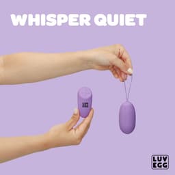 LUV EGG - Vibrerend Ei met Afstandsbediening - XL Vibratie Ei - Oplaadbaar - Waterproof - Koppeltoy - Seksspeeltje - Sex Toys voor Vrouwen - Paars — thumbnail 15