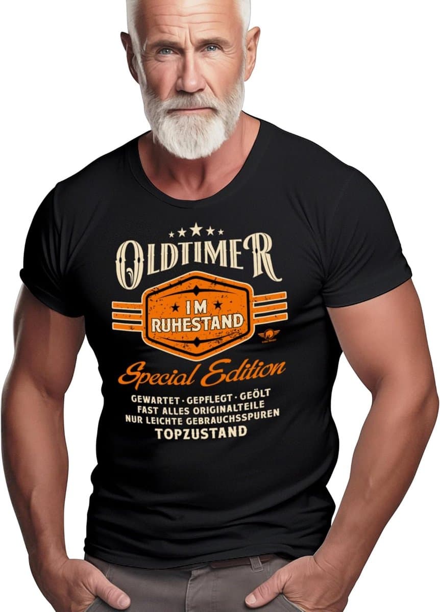 Grappig T-shirt Pensioen Cadeau Man - Origineel Verjaardagscadeau en Afscheidsfeest Shirt — afbeelding 1