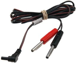 E-Stim Systems - TENS naar 4 mm kabel - 1,5 meter - Zwart — thumbnail 2