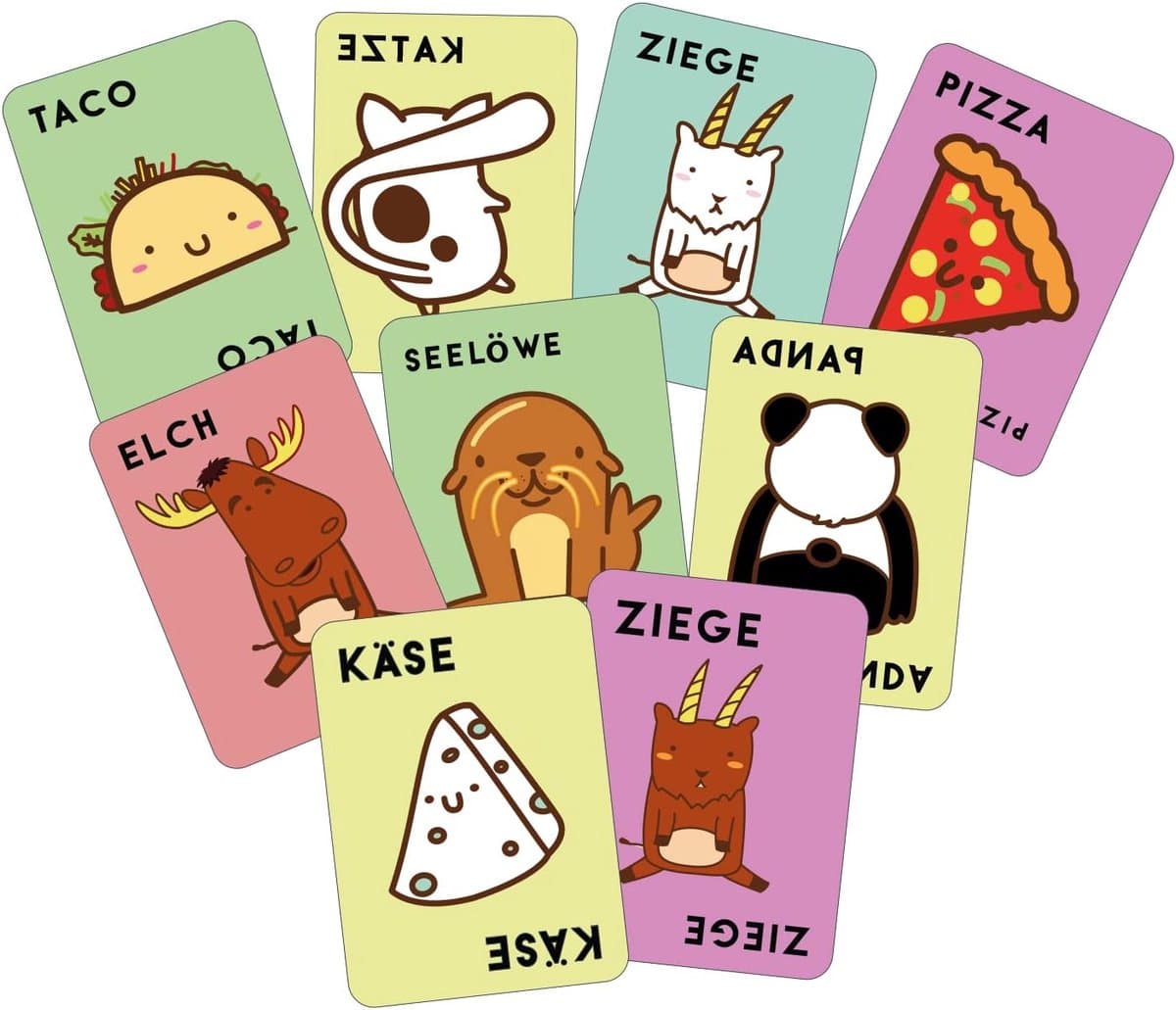 Reactiespel Kaartspel - Draai Spel - Snelle Spelavonden - Nieuwe Dieren Regels - 97 x 153 x 28 cm - Meerkleurig — afbeelding 1