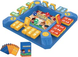 Gezelschapsspel - Spelletjes Avond - Sociale Interactie - 54 Opdrachtenkaarten - 20x20cm Bord — thumbnail 1