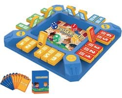 Gezelschapsspel - Spelletjes Avond - Sociale Interactie - 54 Opdrachtenkaarten - 20x20cm Bord