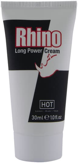 Hot Rhino Long Power Cream - 30 ml - Delay Cream — thumbnail 3