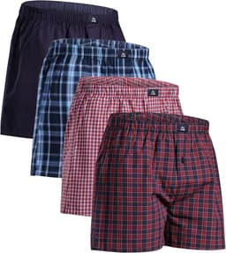 Heren Boxershorts Loszittend Met Knoopgulp Biologisch Katoen Multi-pack — thumbnail 2
