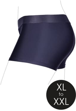 Shots - Ouch! OU825BLKXLXXL1 - Vibrating Strap-on Boxer - Black - XL/XXL — thumbnail 7