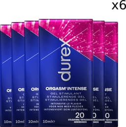 Durex Glijmiddel Orgasm Intense - Stimulerende Gel 10ml - 6 x 10ml - Voordeelverpakking — thumbnail 1