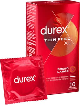Durex Condooms Thin Feel XL 10st - 2 Stuks - Voordeelverpakking — thumbnail 5