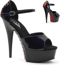 EU 45 = US 14 | DELIGHT-660FH | 6 Heel, 1 3/4 PF Close Back Sandal — thumbnail 1