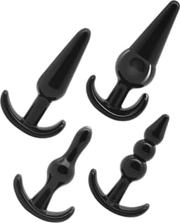 Erovibes Buttplug Set – 4 Stuks – Anaal Plugs in Oplopende Maten – Voor Beginners & Gevorderden – Huidvriendelijk & Comfortabel — thumbnail 3