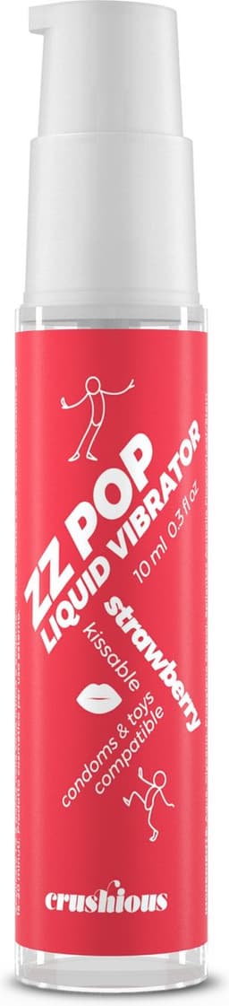 Liquid Vibrator met Aardbeien Smaak - 10 ml — thumbnail 2