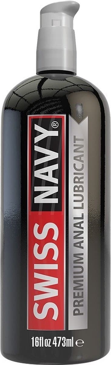 Swiss Navy - Premium Anaal Siliconen Glijmiddel 473 ml — afbeelding 1