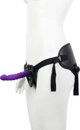 Banoch | Strap on harnas voor dildo's – verstelbaar in lengte – zacht neopreen om de heupen – universeel door 3 verschillende ringen voorbinddildo — thumbnail 12