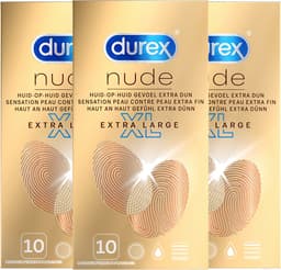 Durex Condooms Nude XL 10st - 3 Stuks - Voordeelverpakking — thumbnail 1