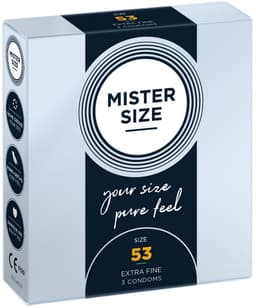 MISTER SIZE 53 Ultra Dunne M condooms (3 pack) — thumbnail 2
