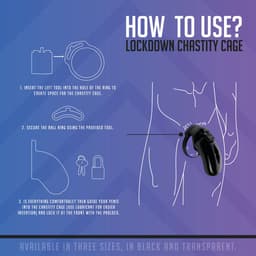 Lockdown Kuisheidskooi Transparant - Small — thumbnail 2