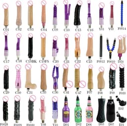 DrilDo Sex Machine - Neukmachine Voor Vrouwen & Mannen 7 Opzetstukken Dildo Pocket Pussy - Fuck Machine 210 BPM - Set B — thumbnail 3