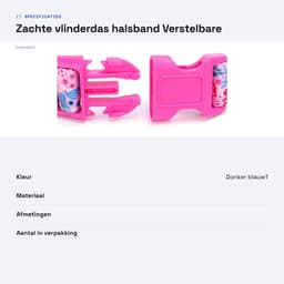 Dailygoods- Vlinderdas Zacht - Verstelbare Kraag - Afneembaar - Geschikt voor Honden - Maat S/M/L - Breedte 1,5/2/2,5 cm - Halsband — thumbnail 3
