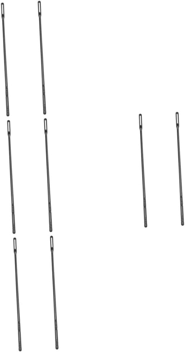 Fluit Reiniger - Schoonmaak Staaf - Onderhoud Instrument - Duurzaam Plastic Materiaal - 8 Stuks - Zwart — afbeelding 1