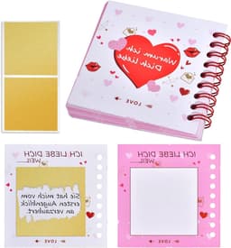 Kraskaarten Set - Liefdeskaarten - Cadeau Verrassing - Dubbelzijdig Bedrukt - 24 Kaarten - Romantisch — thumbnail 1
