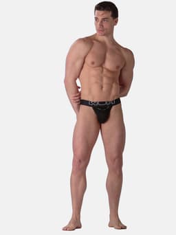 WOH heren jockstrap sexy fun zwart — thumbnail 4