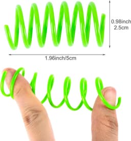 16 stuks gekleurd plastic veerspeelgoed voor katten, interactief huisdierspeelgoed voor luie mensen om katten te plagen en kattenspringspeelgoed — thumbnail 2