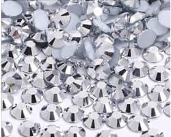 2 mm strass-steentjes, glittersteentjes, strassteentjes om op stof te plakken, ronde kristallen steentjes voor nagels, doe-het-zelf kunsthandwerk, telefoonhoesjes, schoenen, tassen