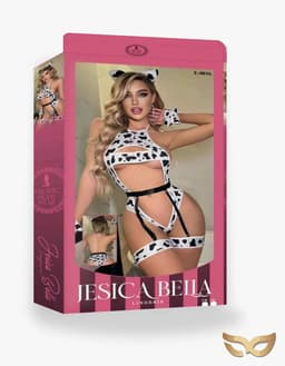 MySecretNL Naughty Cow - Koeienprint Outfit - Maat S/M — thumbnail 2