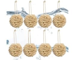 6 stuks anti-haren wasmachine, herbruikbare haarvanger, verwijdert dierenharen, effectief tegen dierenharen, luffa-spons voor dierenharen, douche, keuken