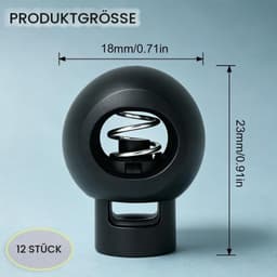 12 Stuks koordstoppers, 1 gat — thumbnail 2