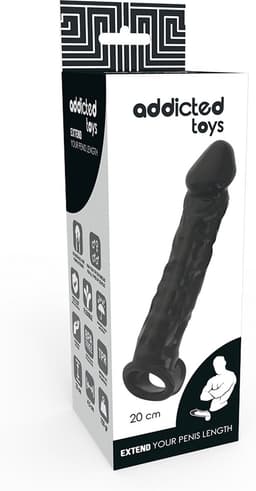 ADDICTED TOYS | Addicted Toys Dong Extension Black | Penis Extender | Sex Toy for Couple | Sex Toy for Man — thumbnail 6