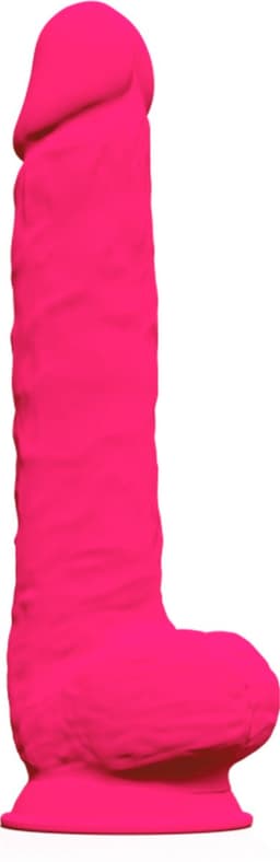 SILEXD - Realistische XXL Dildo - 38 x 7 cm - Roze — thumbnail 1