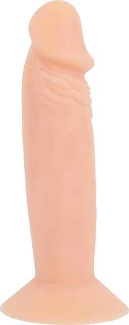 Banoch Dildo 20 cm – Rechte Beige Siliconen Dildo met Zuignap – Extra Large – Ø 3.5 cm – Realistisch & Flexibel — thumbnail 7