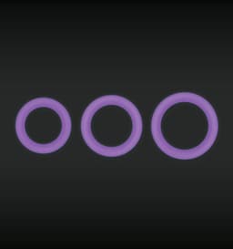 NS Novelties - Halo 55mm Cockring Medium - Rings Paars — thumbnail 5