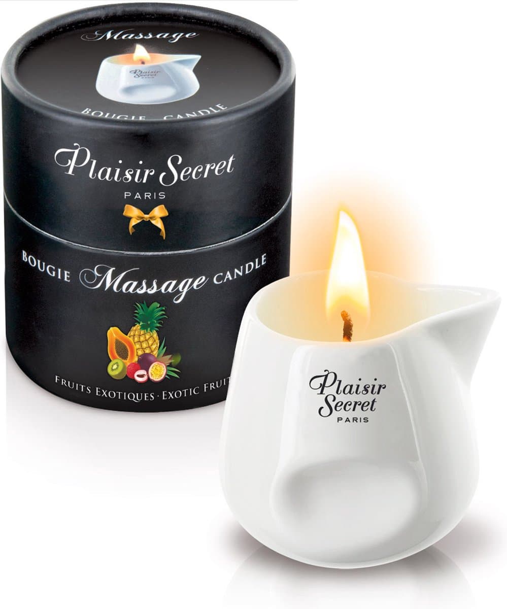 Plaisir Secret - Exotic Fruit Massage Candle 80 ml — afbeelding 1