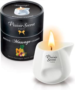 Plaisir Secret - Exotic Fruit Massage Candle 80 ml — thumbnail 1
