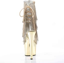 Pleaser - ADORE-1017RSF Plateau Laarzen, Paaldans schoenen - Paaldans schoenen - 39 Shoes - Goudkleurig — thumbnail 4