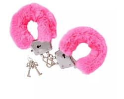 Handboeien pluche - Fluffy handboeien - Hand cuffs - Roleplay - Erotische speeltjes - Seksspeeltje - Vastbinden - Erotiek - Inclusief 2 sleuteltjes - Roze - Jonyx