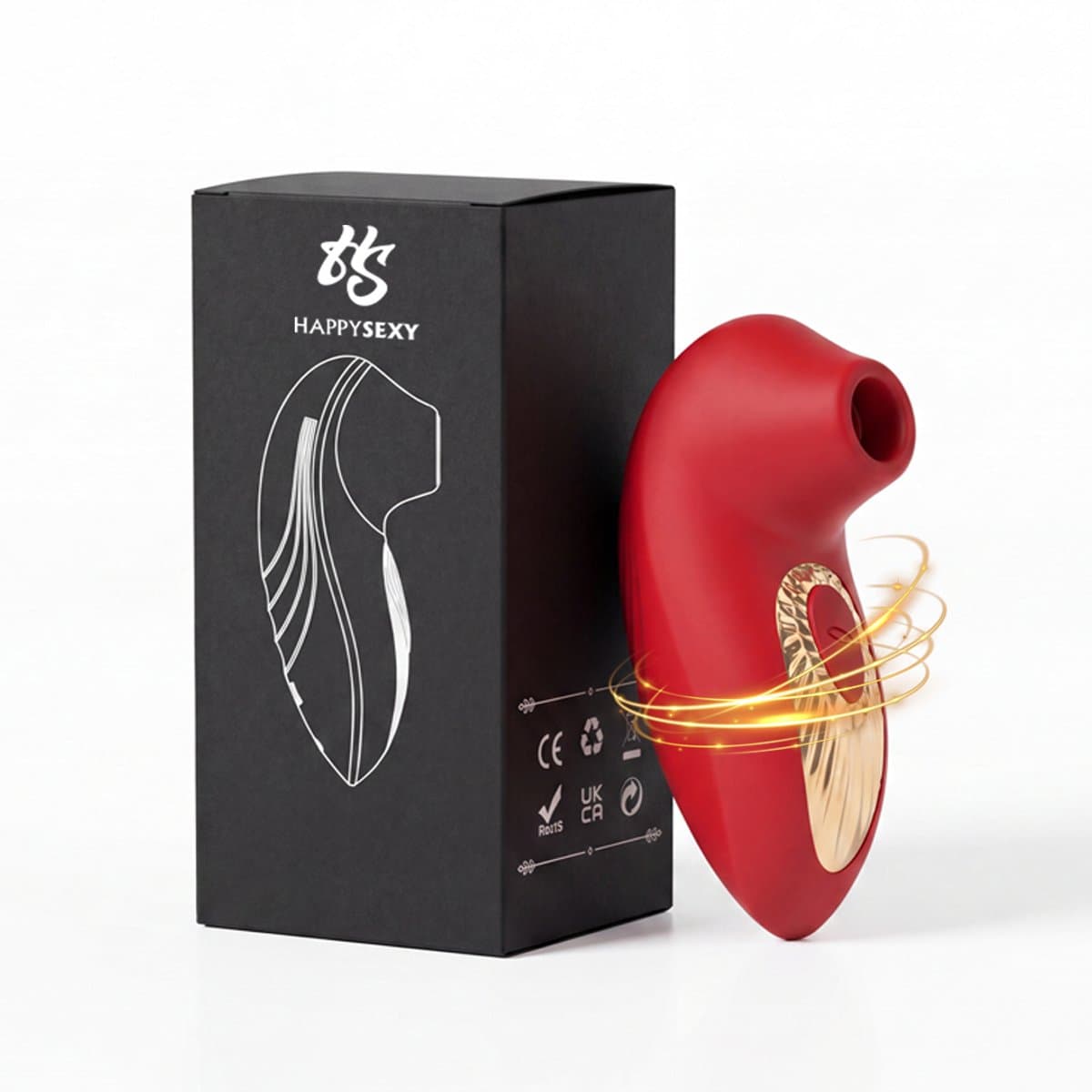 HappySexy Pocket Luchtdruk Vibrator Pro Satisfyer voor Vrouwen – Clitoris en Tepel Zuiger Stimulator Massager – Verschillende Standen Vibraties en Waterproof – Realistische Tepelzuigers Vibrators – Seks toys en Seksspeeltjes Next Generation — afbeelding 1