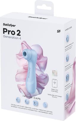 Satisfyer Pro 2 Generation 4 App | Drukgolfvibrator | Vibrator met App en 4 opzetstukken | De nieuwste versie van de iconische Satisfyer Pro 2 — thumbnail 4