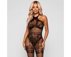 Net halter bodystocking +