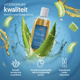 Vibratissimo 'Sensual Care': massageolie, liefdesolie, lichaamsolie met aloë vera — thumbnail 4