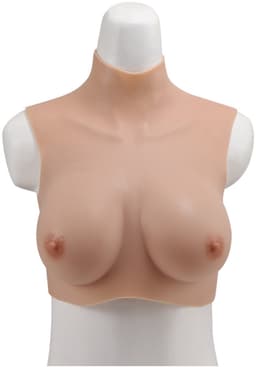 Siliconen borsten- D cup- Nep Borsten- 100% siliconen- 2500 gram -Crosdresser- Travestiet- Cosplay-Breastplate-Travestie- Natuurlijke look- — thumbnail 3