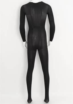 Transparant Heren Rompertje - Eendelig Full-Body Pak met Panty en Penishoes — thumbnail 5