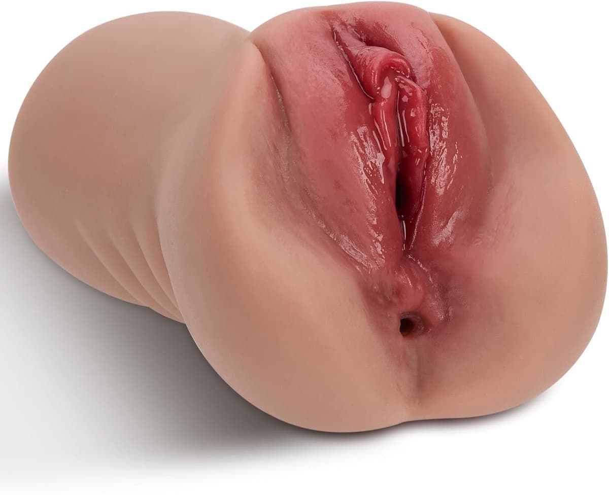 Flashlight Sex Toy - Pocket Pussy - 650g - Vaginaal - Anaal - Masturbator voor Man - Beige - Siliconen - Discreet Verzonden — afbeelding 1